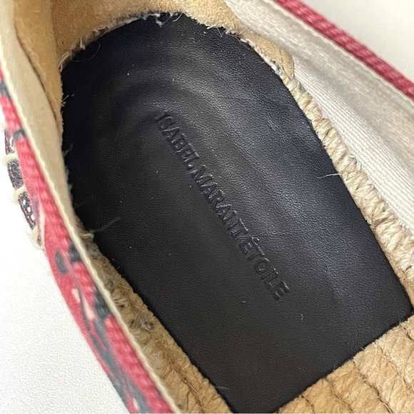 Isabel Marant Red and Black Espadrilles - Picture 14 of 16